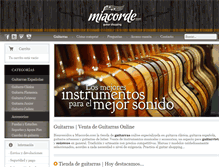 Tablet Screenshot of miacorde.com